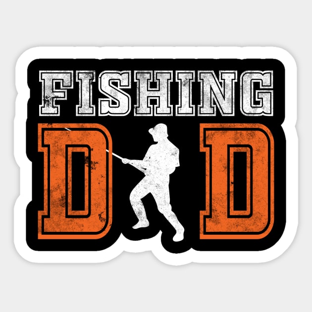 Fishing Dad Sticker by mazurprop